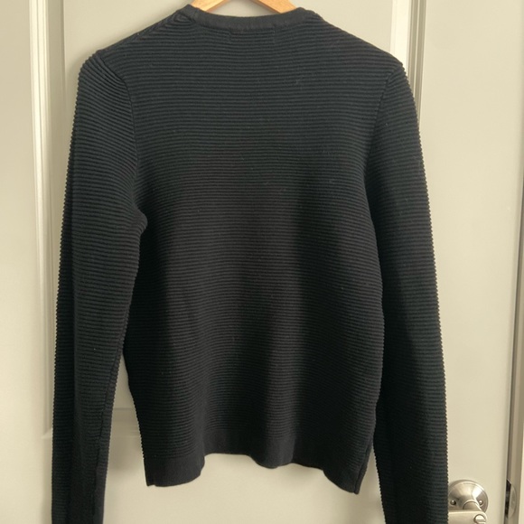 BERSHKA SWEATER BLACK SIZE XL - Picture 4 of 5